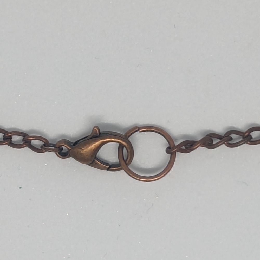 "Trepidation" Labradorite & Quartz Point Necklace - Picture 5 of 7